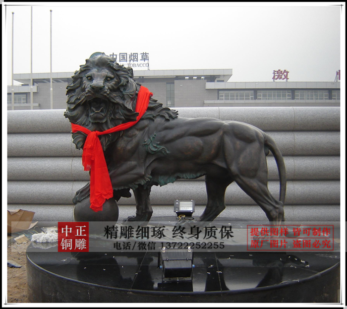 動物銅雕銅獅子
