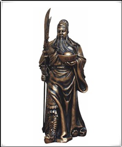 招財(cái)關(guān)公銅像