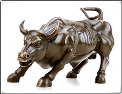 鑄銅華爾街銅牛