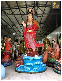 龍頭觀音菩薩|鑄銅龍頭觀音雕塑