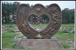 同心鎖雕塑|大型同心鎖雕塑