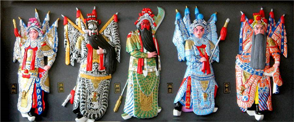 設計戲曲浮雕文化墻