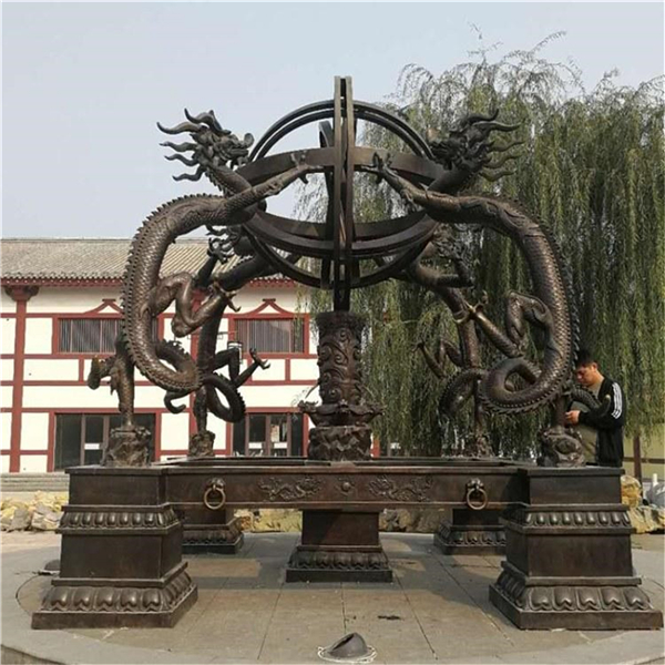 渾天儀銅雕像