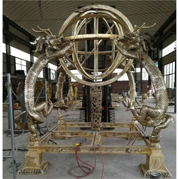 加工渾天儀雕塑