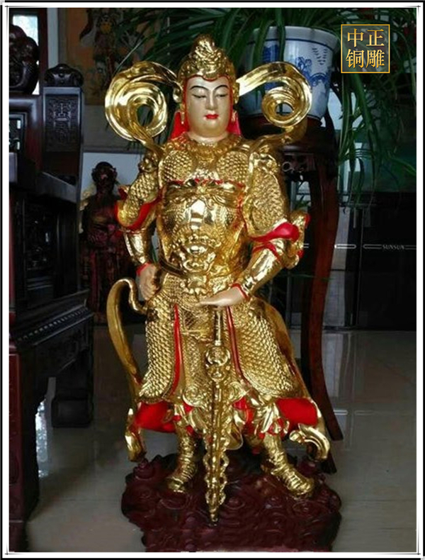 貼金韋陀佛像.jpg 貼金韋陀佛像.jpg