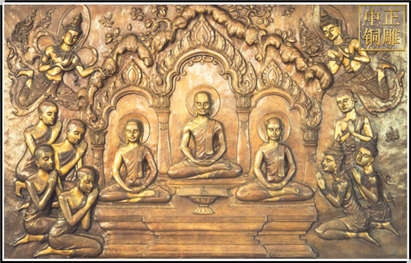 寺院佛像銅浮雕