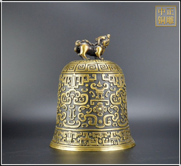 黃銅貔貅銅鐘