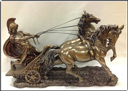 阿波羅戰車銅雕擺件