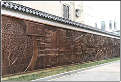 室外大型浮雕墻