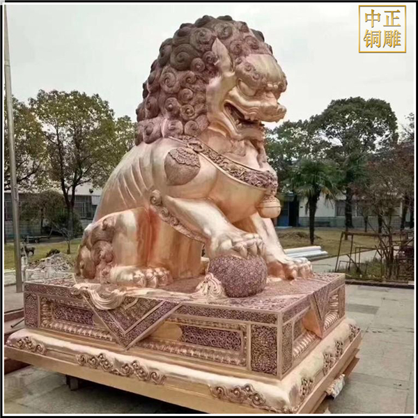 大型鑄銅獅子