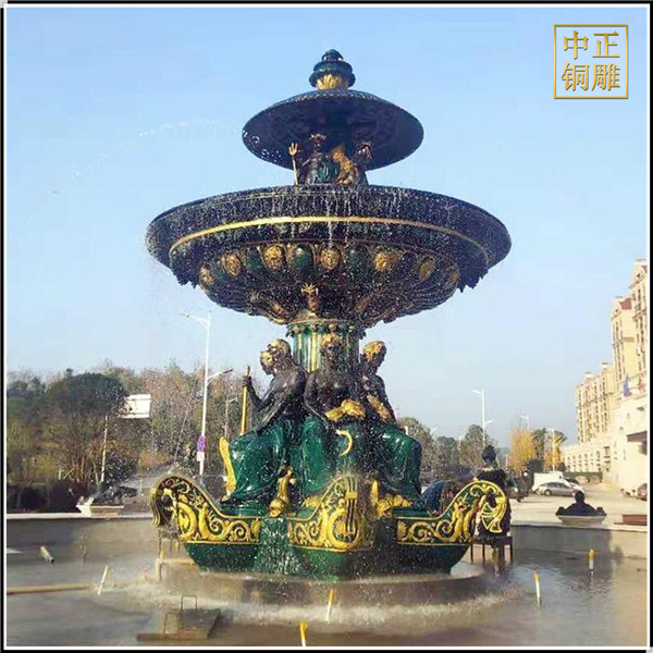 小區(qū)歐式噴泉雕塑