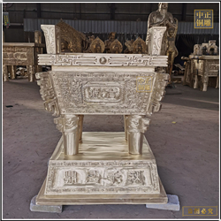 鎏金開業方鼎鑄造