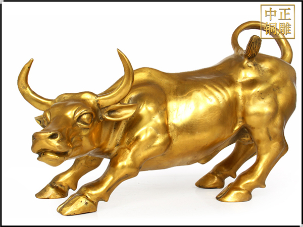 十二生肖鎏金銅牛