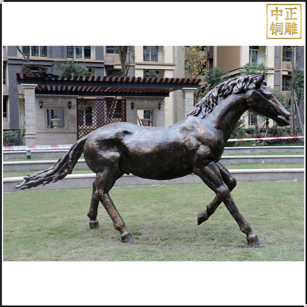 小區銅馬雕塑鑄造