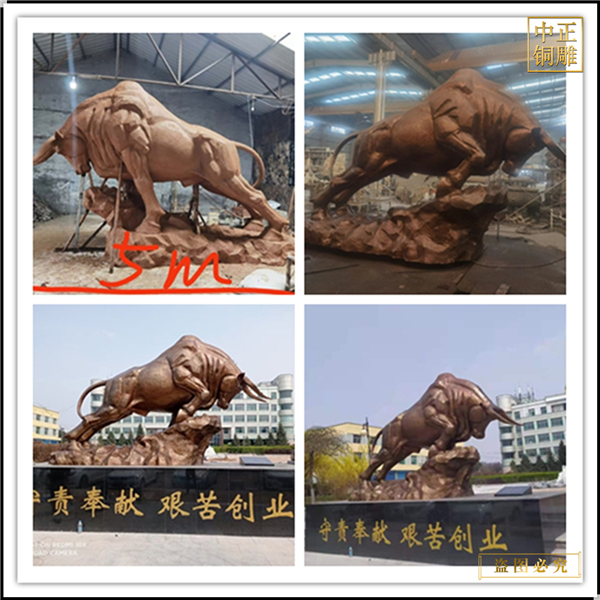 5米農(nóng)耕牛雕塑定制