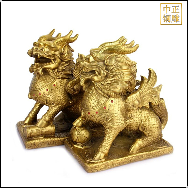 一對(duì)銅麒麟價(jià)格.jpg