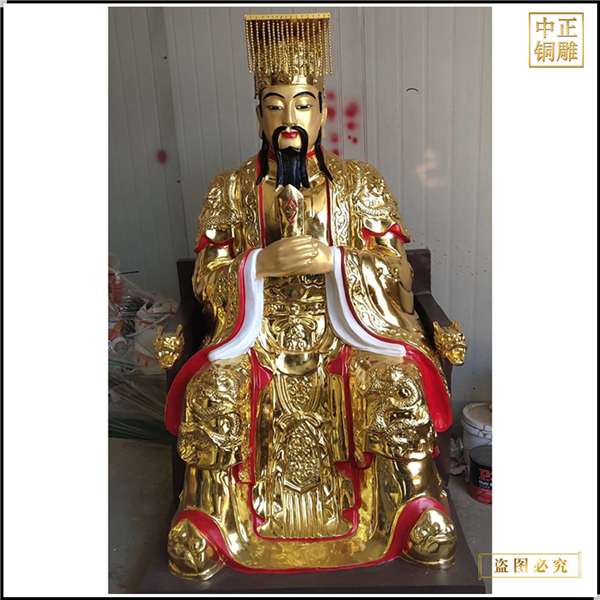 小型玉皇大帝擺件鑄造