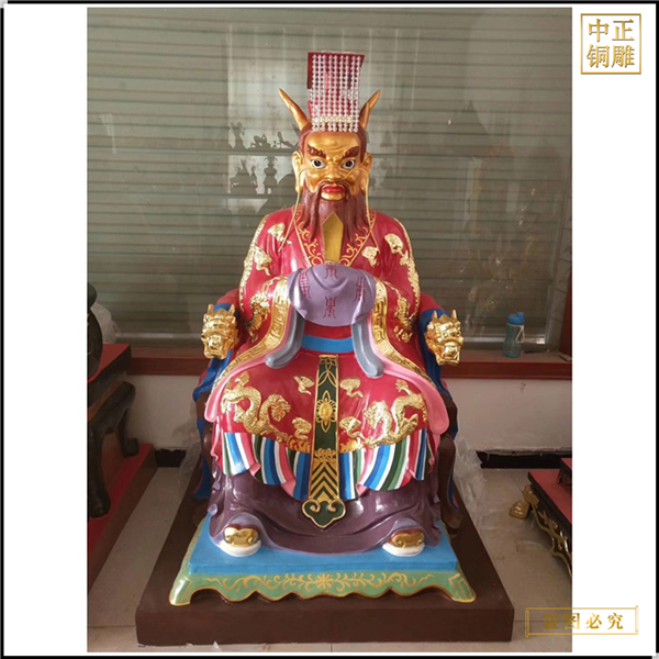 室內小型龍王雕塑