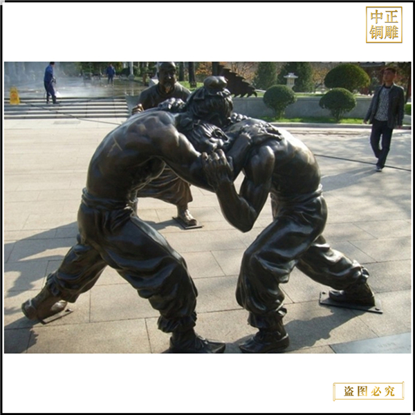 步行街腳力爭辯雕塑