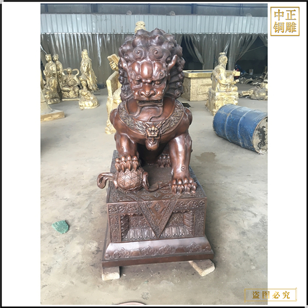 純銅獅子雕塑價格