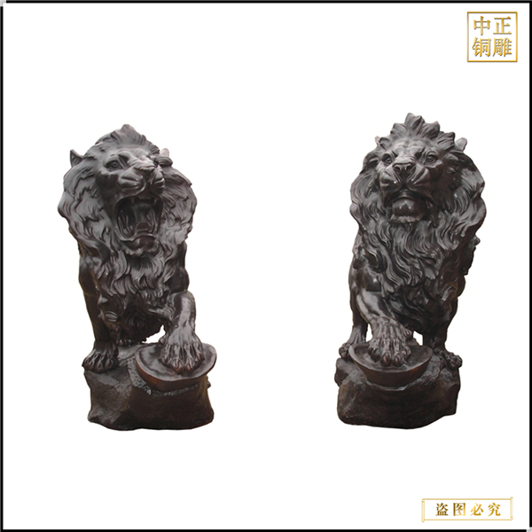 銅獅子雕塑報價