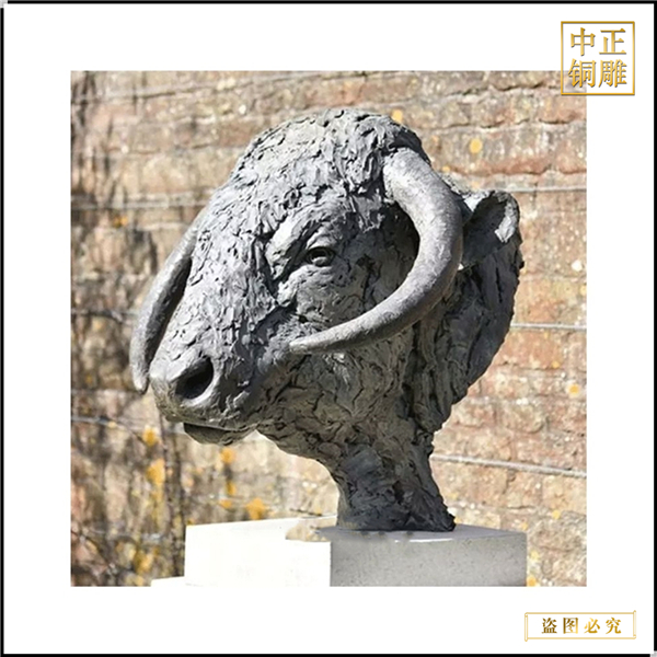 牛頭銅雕塑