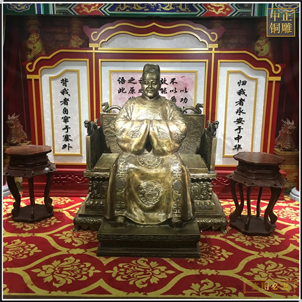 室內(nèi)銅雕塑擺件