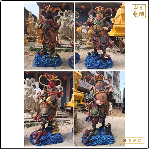 3.6米四大天王銅佛像批發廠