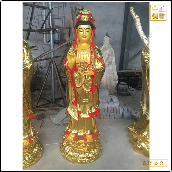 站像觀(guān)音菩薩銅像