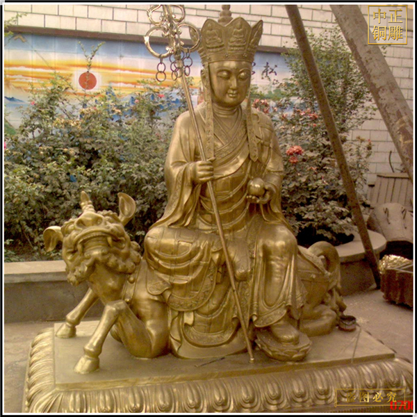貼金地藏王菩薩工廠