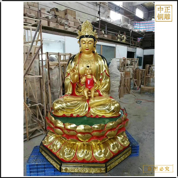 送子觀音菩薩神像圖片