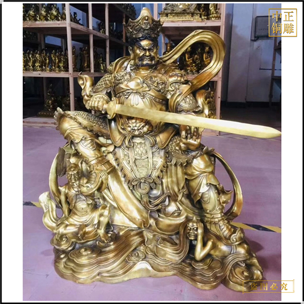 鑄銅四大天王佛像雕塑