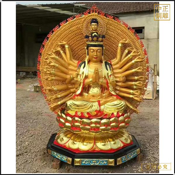 寺院觀音銅佛像鑄造廠家