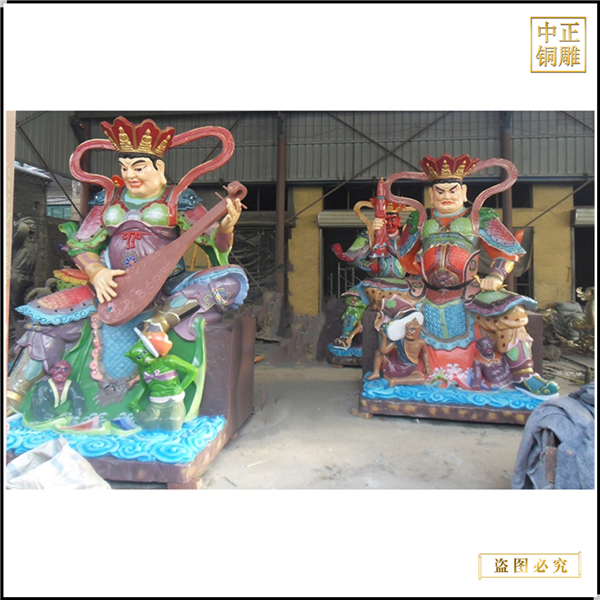 銅雕四大天王佛像鑄造價錢