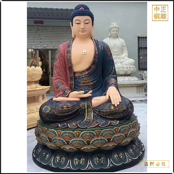 銅佛像釋迦牟尼佛制作