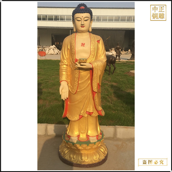 站像釋迦牟尼佛銅雕像