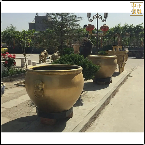 園林銅缸擺件定制